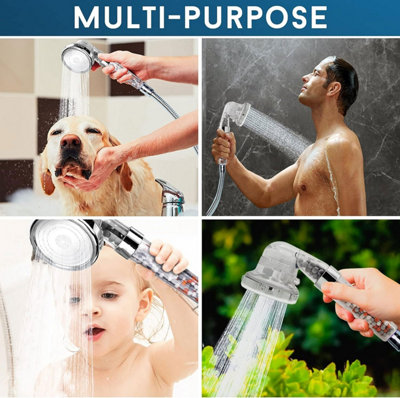 3 Mode High Pressure Shower Head - 5