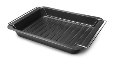 Cera Titanware One Shelf Baking Tray Set - 1 Large & 2 Small Carbon Steel  Stackable Oven Trays with Non-Stick Coating