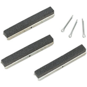3 PACK 75mm Coarse Grade Cutting Stone for ys10783 Triple Leg Cylinder Hone