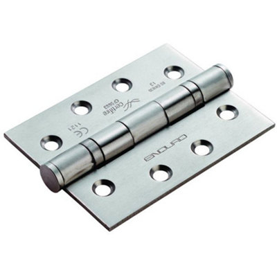 3 Pack - Grade 13 Ball Bearing P Hinge - 102 x 76mm Satin Stainless ...