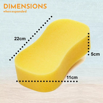 Heihak 20 Pack Large Car Wash Sponges Household Cleaning Foam