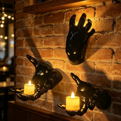 3 Pack Life-Sized Creepy Reaching Hands,Wall Mounted Scary Halloween ...
