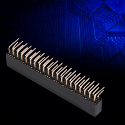 3-Pack of 2x20 Pins 2.54mm Dual Row Right Angle Female Headers for Raspberry Pi