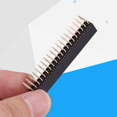 3-Pack of 2x20 Pins 2.54mm Dual Row Right Angle Female Headers for Raspberry Pi