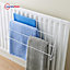 3 Pack of 4 Bar Radiator Airer Dryer Clothes Drying Rack Rail Towel Holder Hang