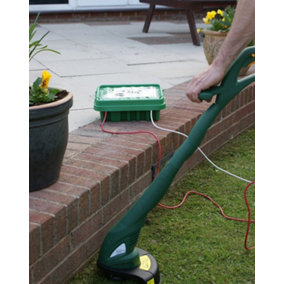 3 Pack of Medium DriBox Dri Box (285 II) Outdoor Waterproof Plug / Socket Cover Box Green