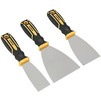 3 PACK Premium General Use Hand Scraper Set - Stainless Steel DIY Scraping Tool