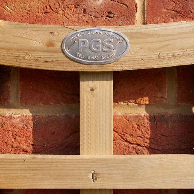 3 Pack Privacy Fence Panels Topper 6ft x 2ft Concave Top Square Trellis ...