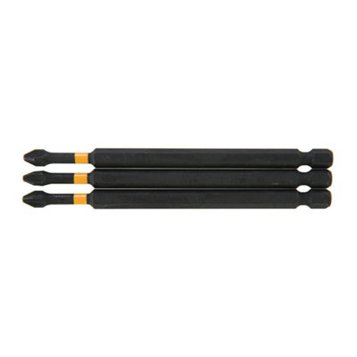 3 Pack S2 Steel High Torque Impact Bits PH2 Philips x 110mm Power Drill ...