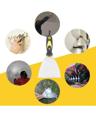 3 Pack Wallpaper Scraper Tool Set Multi Purpose Paint Adhesive Remover