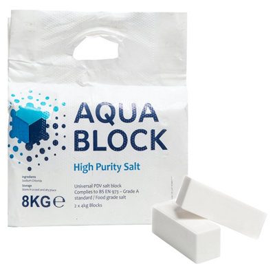 3 Packs (6 Blocks) High Purity Effective Block Salt Grade A Water ...