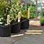 3 Packs of 10 Wooden Bamboo Plant Labels With Pencil Garden Pot Markers 15cm