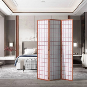 3 Panel Room Divider Indoor Privacy Screen Folding Room Partition H 180 cm x W 130 cm