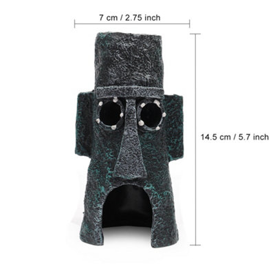 Squidward aquarium ornament top