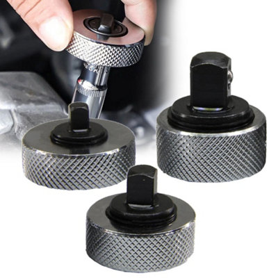 3 Pcs Thumb Lever Socket Wrench Drive Ratchet Set for Spanners