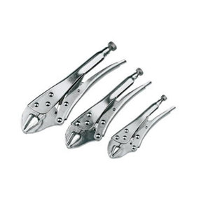 3 Piece 130mm 170mm 210mm Self Locking Pliers Set Quick Release Handle