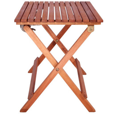 3 Piece Bistro Set for Children Solid Eucalyptus Wood - 5