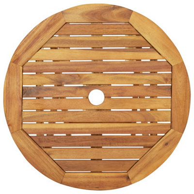3 Piece Folding Bistro Set solid Acacia Wood - 5