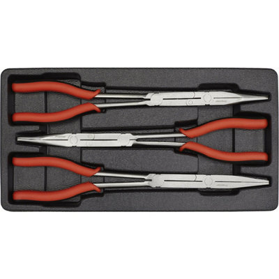 Double-jointed pliers set 3 pieces