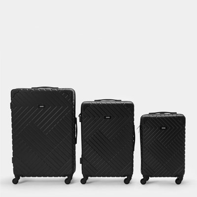 3 Piece Set Of Suitcase Luggage Hard Shell Travel Case Bag