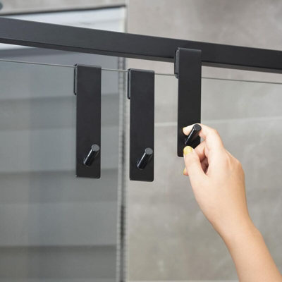 Gancho En S De Acero Inoxidable Para Ducha – Colgador De Toallas Y Puertas De Vidrio