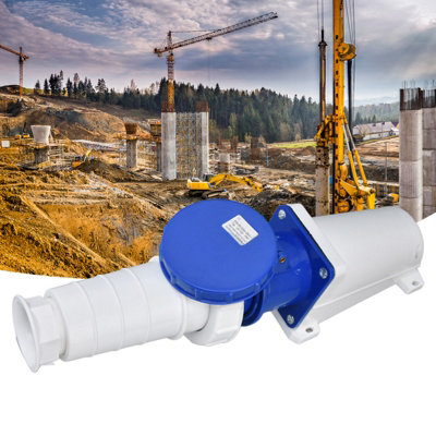 3-Pin 3-Phase IP67 Waterproof Industrial Plug Socket 220-63A Aviation Power Connector