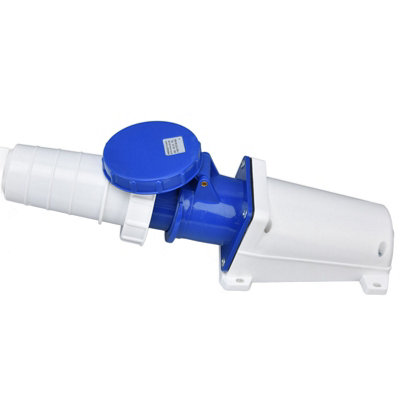 3-Pin 3-Phase IP67 Waterproof Industrial Plug Socket 220-63A Aviation ...