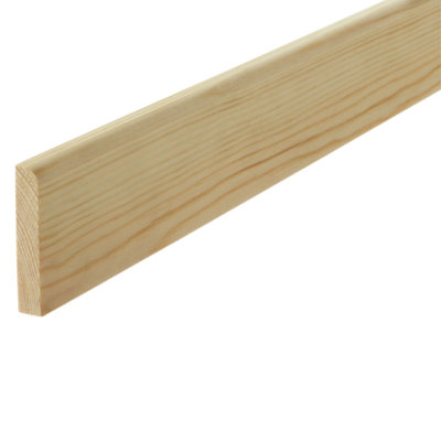 3" Pine Pencil Round Architrave Skirting Board 19x75 - 1 Meter x 2 Total 2 Meters