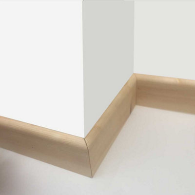 3" Pine Pencil Round Architrave Skirting Board 19x75 - 1 Meter x 2 Total 2 Meters