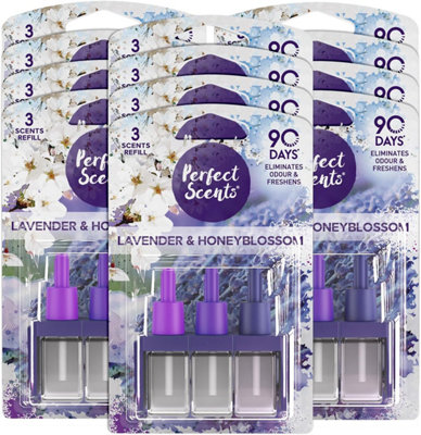 3 Scents Lavender & Honeyblossom Air Freshener Refill 12 Pack ...