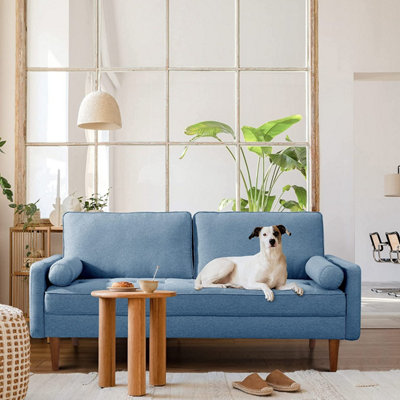 Blue deals comfy sofa