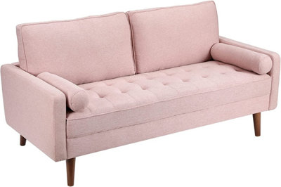 Pink deals small couch