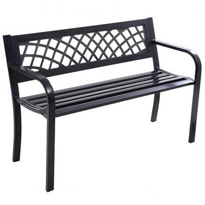 3-Seater Garden Bench (with cover) - H75xW119xD53cm