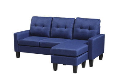 Picture of 3-Seater Modular Sofa with Reversible Chaise and Movable Ottoman Space ...