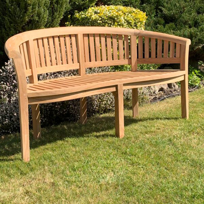 3 Seater Peanut Bench - Wood - L53 X W150 X H93 Cm 