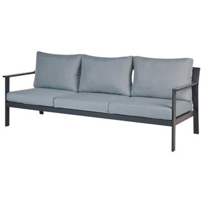 3 Seater Sofa 3 Seater Dark Grey KIATO - 4