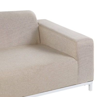 3 Seater Sofa 3 Seater Fabric Beige ROVIGO - 6