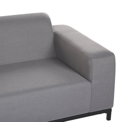 3 Seater Sofa 3 Seater Fabric Grey ROVIGO - 6