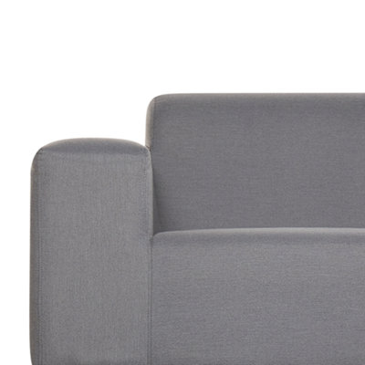 3 Seater Sofa 3 Seater Fabric Grey ROVIGO - 7
