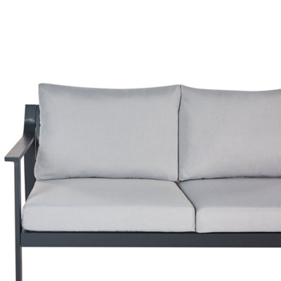 3 Seater Sofa 3 Seater Light Grey KIATO - 6