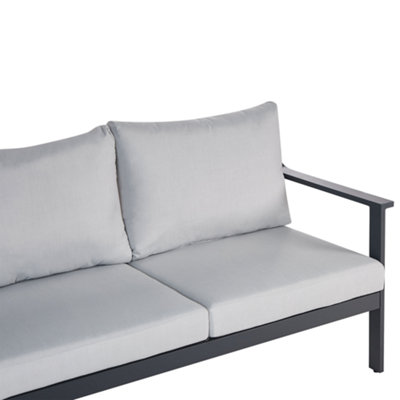 3 Seater Sofa 3 Seater Light Grey KIATO - 7