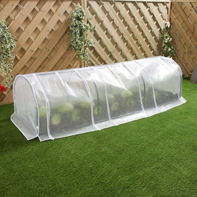 3 Section Polytunnel Greenhouse - 6