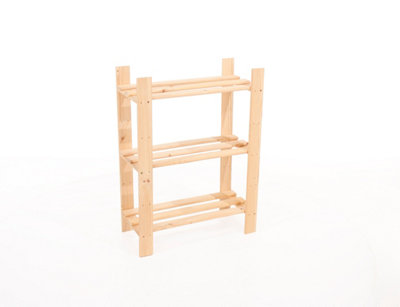 Solid pine shelving unit discount