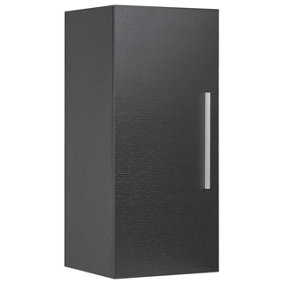3- Shelf Wall Mounted Bathroom Cabinet Black BILBAO