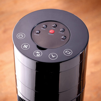 3 Speed Tower Fan with Wind Settings, Sleep Mode, Remote Control & 12hr ...