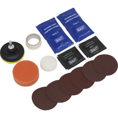 3-Stage Headlight Restoration Kit for Clearer Visibility and Enhanced Safety