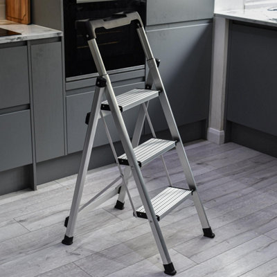 3 Step Home Master Compact Aluminium Step Ladder