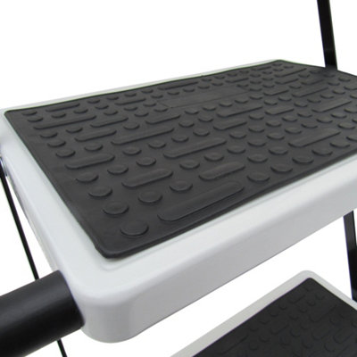 3 Step Ladder Stool Folding 150KG (Kitchen Platform Small Steel Safety Foldable) - 3