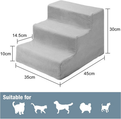 Grey cheap dog steps