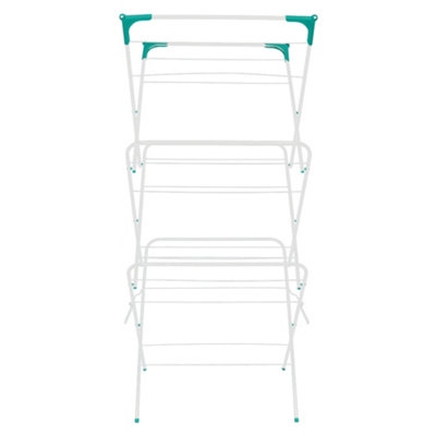 Wall Mounted Collapsible Drying Rack - Stainless Steel Foldable Laundry Rack, Space Saver